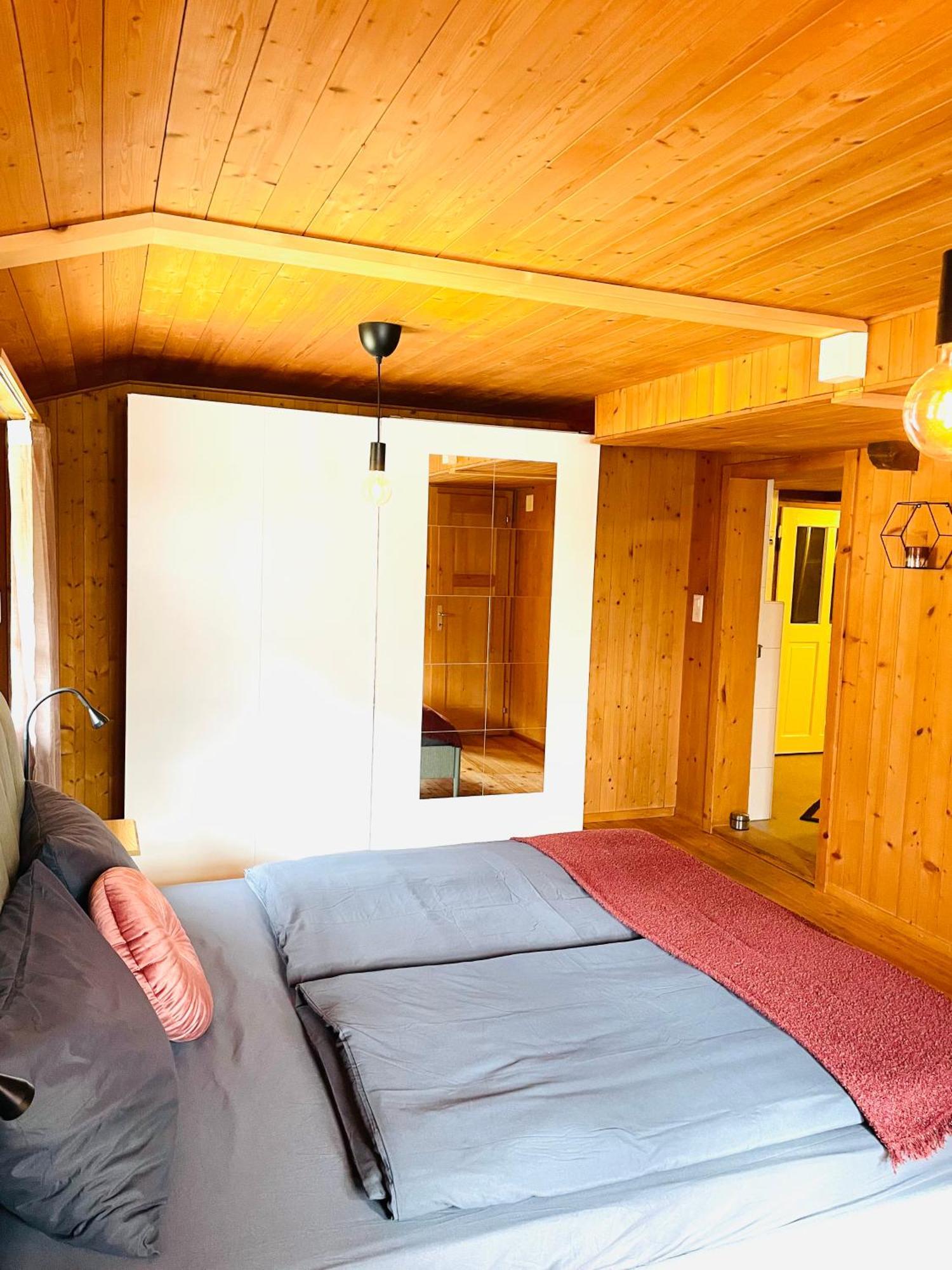 Lovely & Great Equipped Wooden Alp Chalet Flat Kandersteg Εξωτερικό φωτογραφία